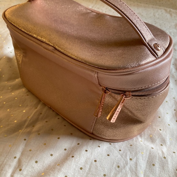 Sephora starlit rose gold glitter traincase - Picture 2 of 7